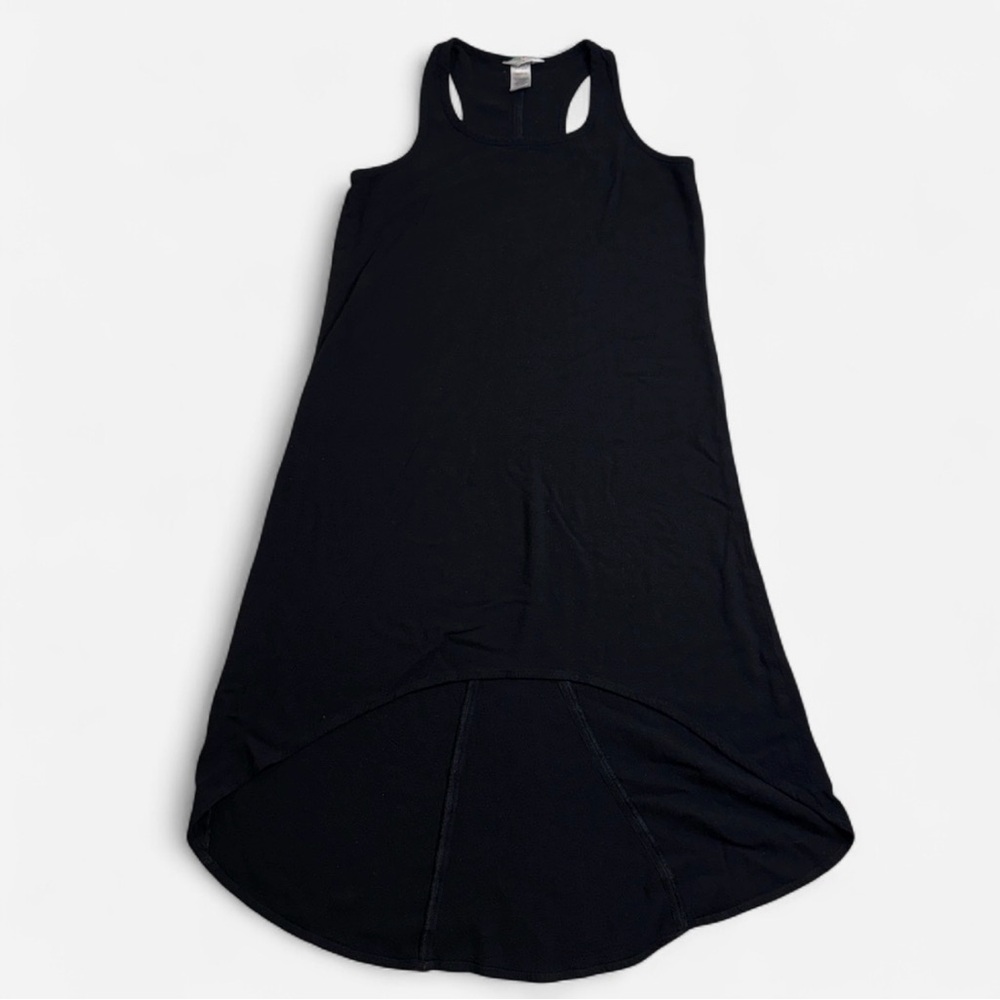Hard Tail Forever Black High Low Dress, Large, Tank Top Casual Cool Girl Relaxed